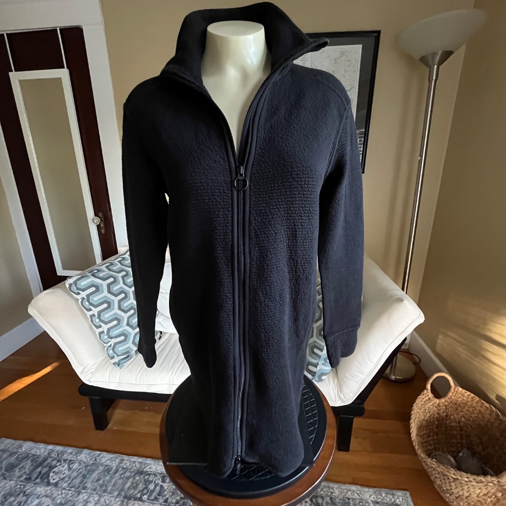 Lululemon On Repeat High-Collared Long Full-Zip Jacket Black - Picture 2 of 8